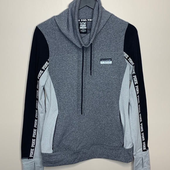 PINK Victoria's Secret Tops - Gray PINK turtle neck sweatshirt